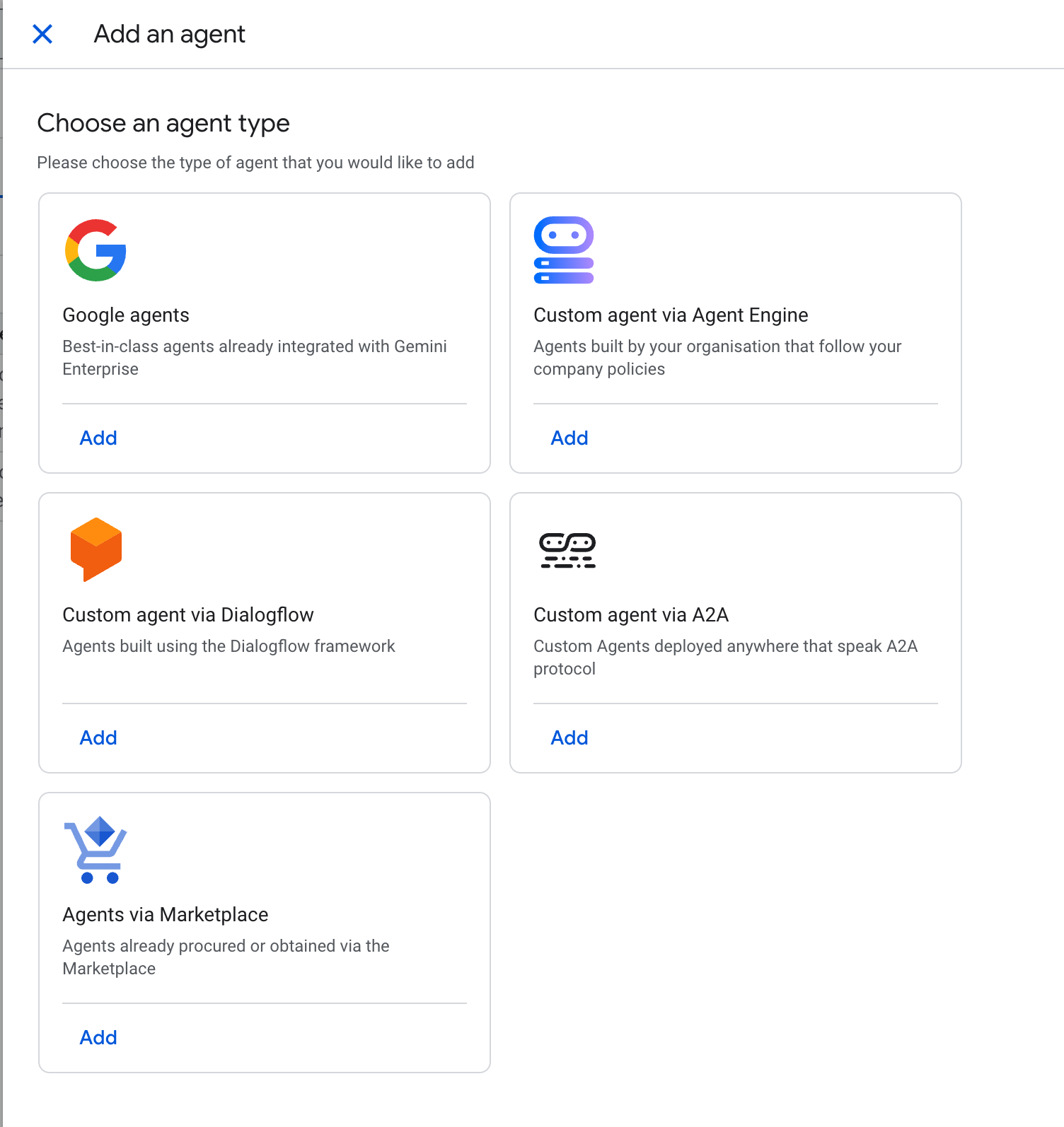 Select Agents via Marketplace
